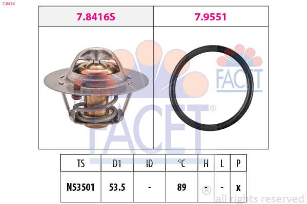 FACET Termosztát 7.8416_FACET