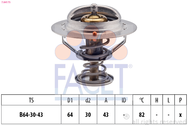 FACET Termosztát 7.8417S_FACET