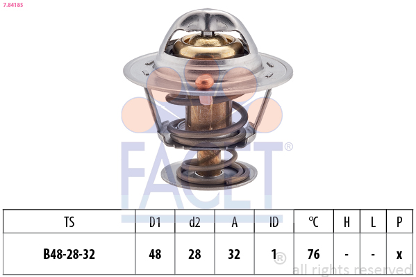 FACET Termosztát 7.8418S_FACET