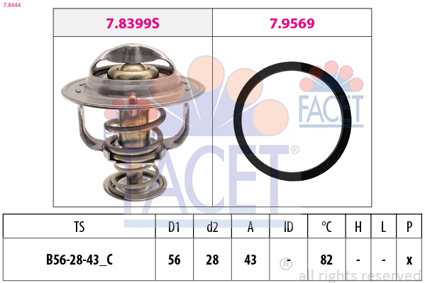 FACET Termosztát 7.8444_FACET