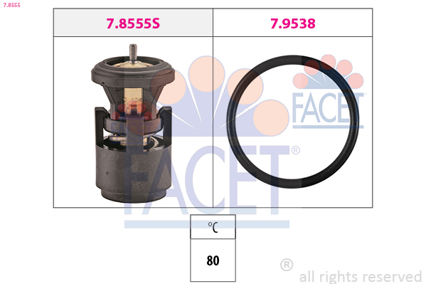 FACET Termosztát 7.8555_FACET