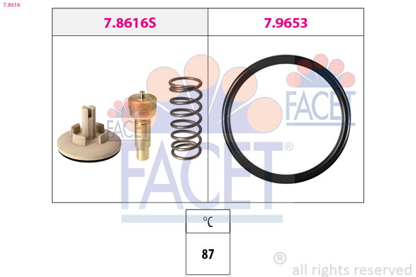 FACET Termosztát 7.8616_FACET