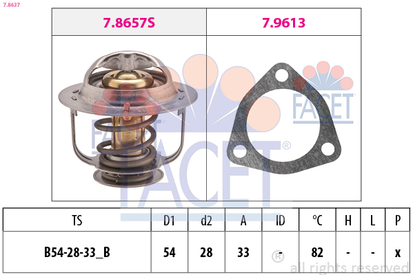 FACET Termosztát 7.8637_FACET