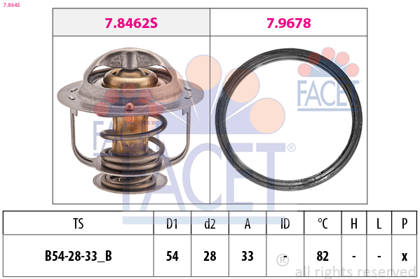 FACET Termosztát 7.8645_FACET