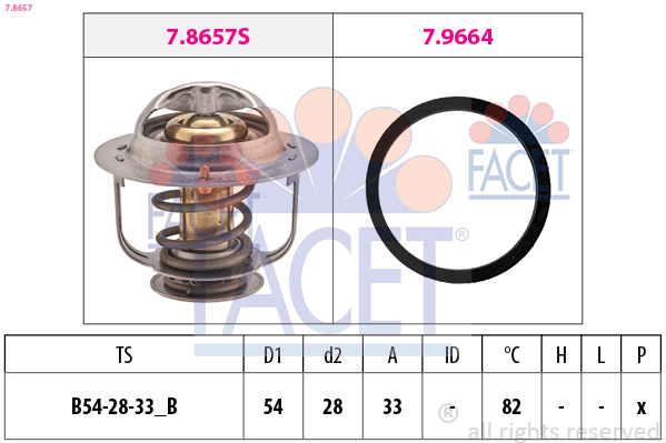 FACET Termosztát 7.8657_FACET