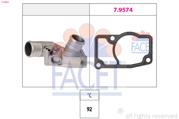 FACET Termosztát 7.8664_FACET