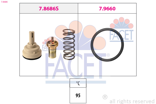 FACET Termosztát 7.8686_FACET