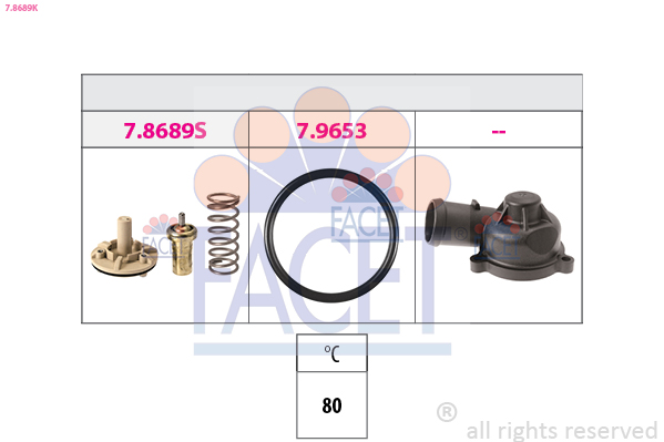 FACET Termosztát 7.8689K_FACET