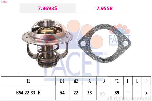 FACET Termosztát 7.8693_FACET