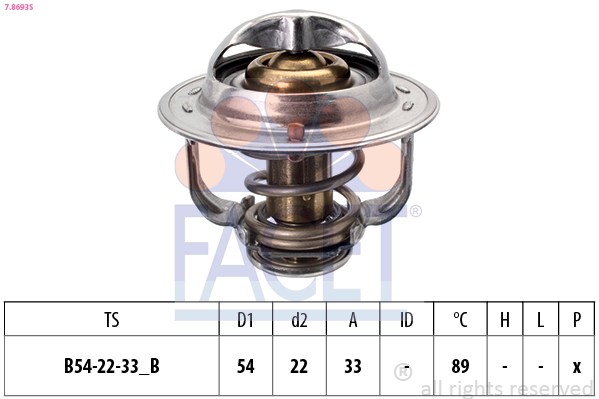 FACET Termosztát 7.8693S_FACET