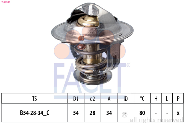 FACET Termosztát 7.8694S_FACET