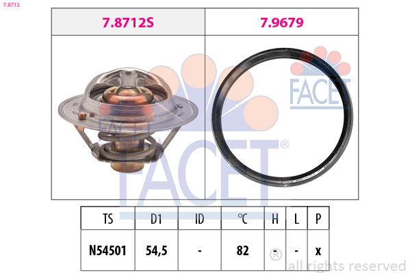 FACET Termosztát 7.8712_FACET