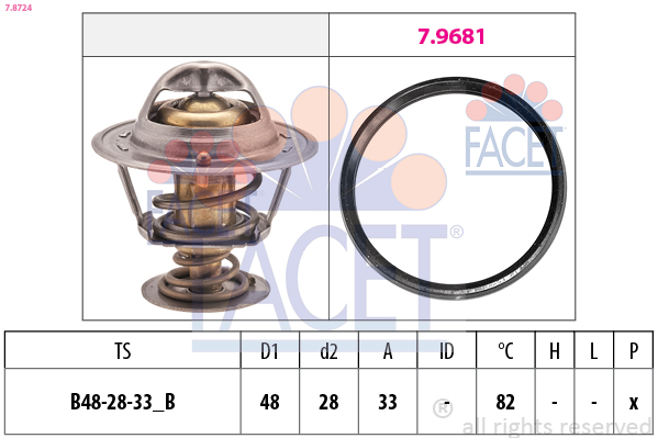 FACET Termosztát 7.8724_FACET