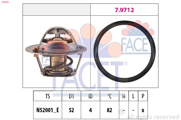 FACET Termosztát 7.8725_FACET