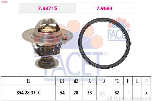 FACET Termosztát 7.8726_FACET