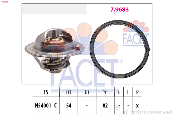 FACET Termosztát 7.8727_FACET