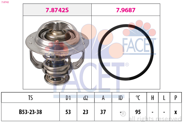 FACET Termosztát 7.8742_FACET