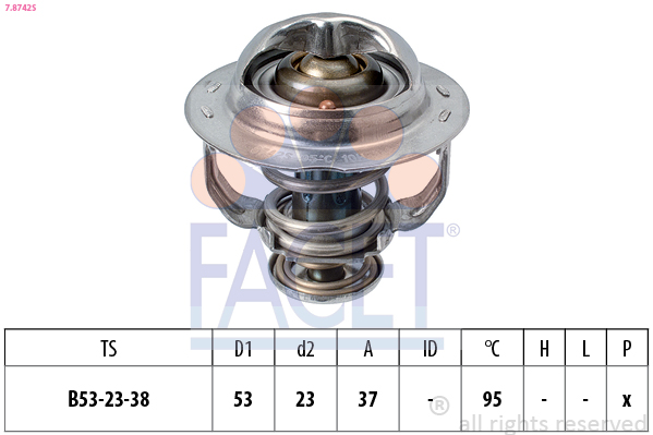 FACET Termosztát 7.8742S_FACET