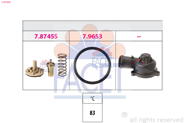 FACET Termosztát 7.8745K_FACET