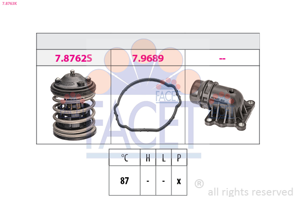 FACET Termosztát 7.8763K_FACET