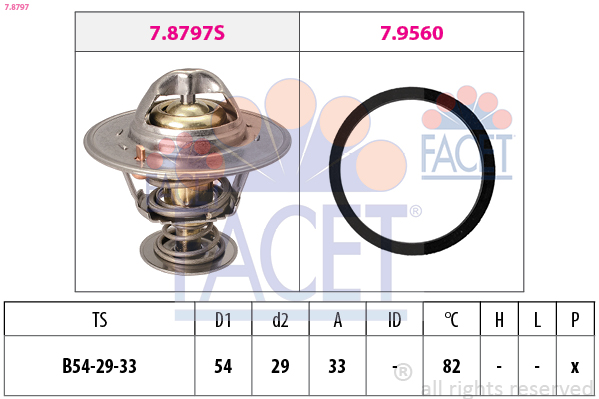 FACET Termosztát 7.8797_FACET