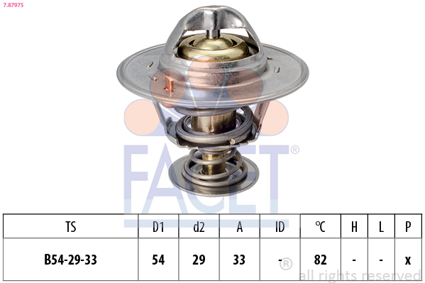 FACET Termosztát 7.8797S_FACET