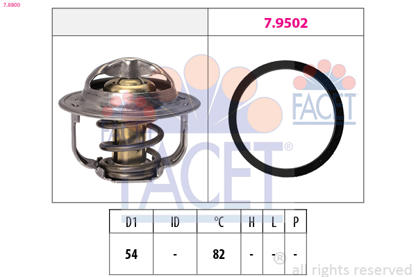 FACET Termosztát 7.8800_FACET