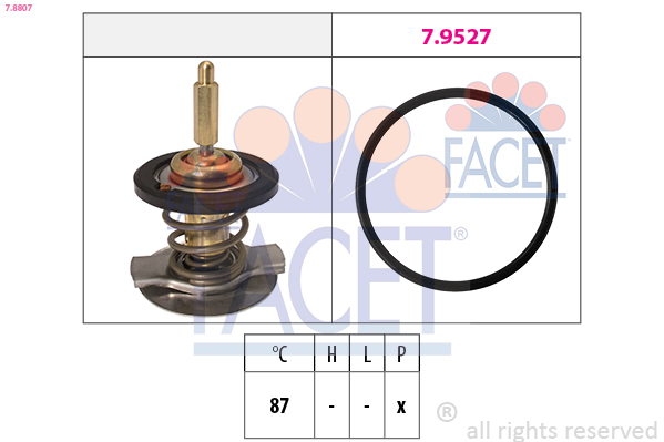 FACET Termosztát 7.8807_FACET