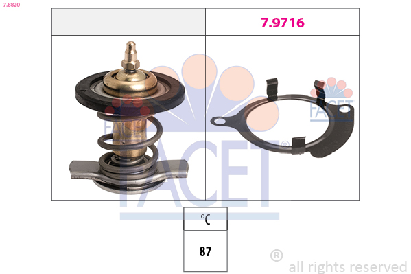 FACET Termosztát 7.8820_FACET