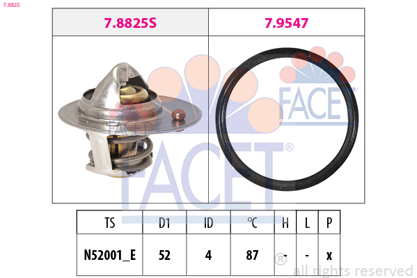 FACET Termosztát 7.8825_FACET