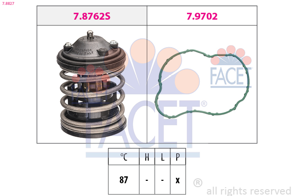 FACET Termosztát 7.8827_FACET