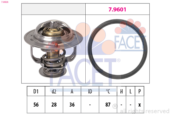 FACET Termosztát 7.8828_FACET