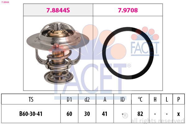 FACET Termosztát 7.8844_FACET