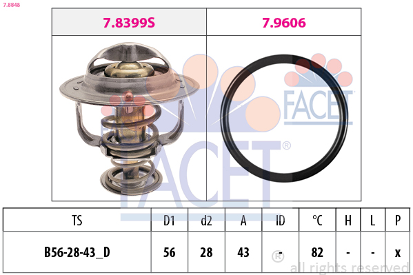 FACET Termosztát 7.8848_FACET