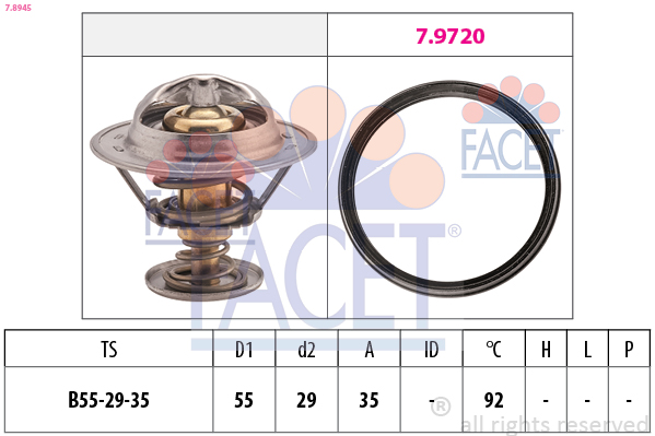 FACET Termosztát 7.8945_FACET