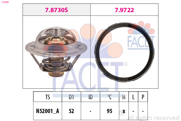 FACET Termosztát 7.8946_FACET