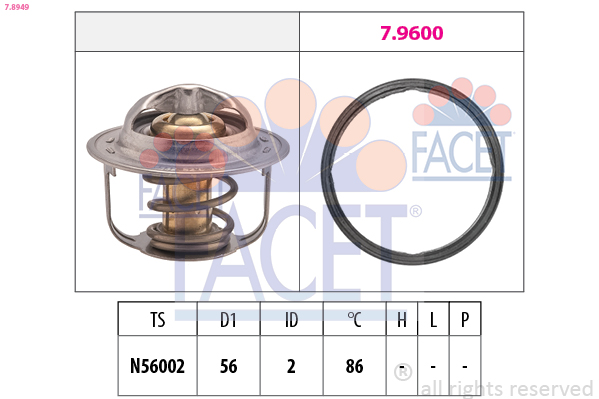 FACET Termosztát 7.8949_FACET