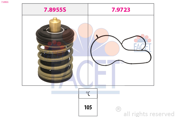 FACET Termosztát 7.8955_FACET