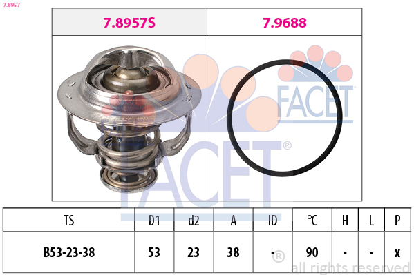 FACET Termosztát 7.8957_FACET