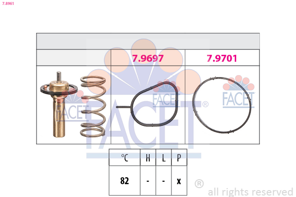 FACET Termosztát 7.8961_FACET