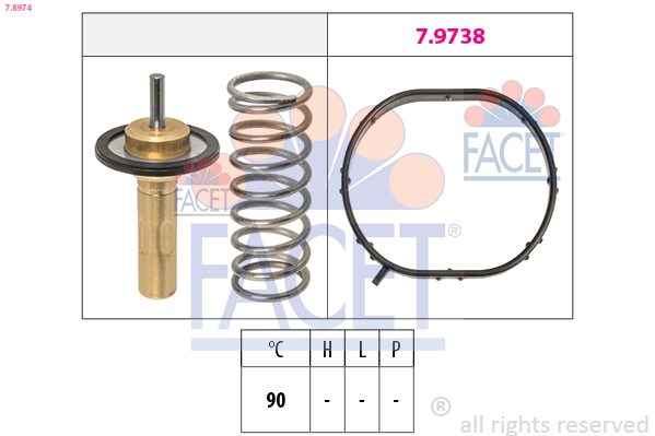 FACET Termosztát 7.8974_FACET