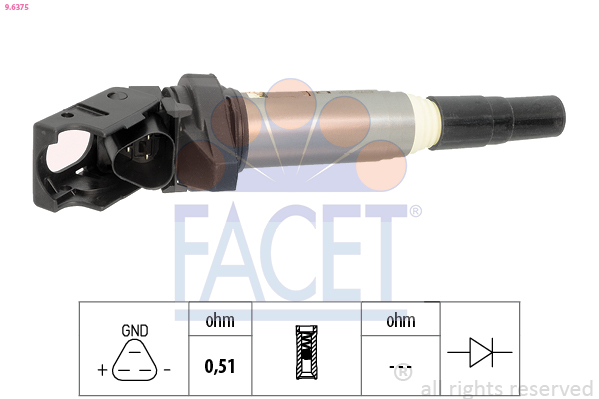 FACET Gyújtótrafó 9.6375_FACET