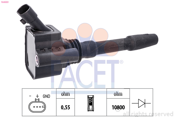 FACET Gyújtótrafó 9.6533_FACET