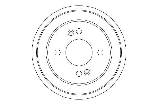 TRW Fékdob DB4548_TRW