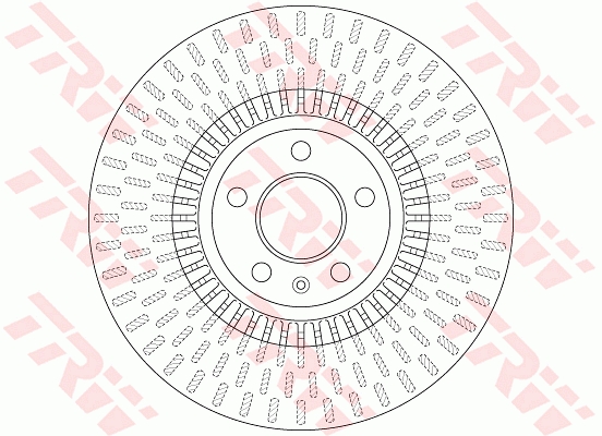TRW Első féktárcsa DF6216_TRW
