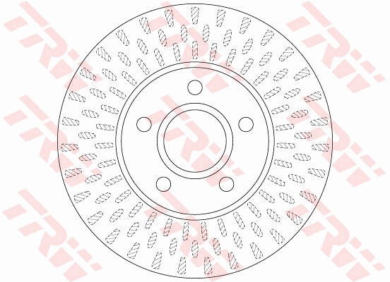 TRW Első féktárcsa DF6217_TRW