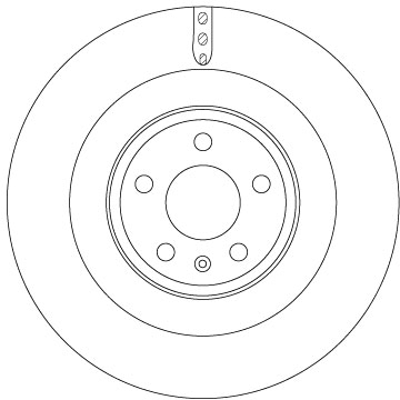 TRW Féktárcsa, mind DF6343S_TRW