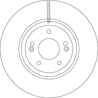 TRW Féktárcsa, mind DF6545S_TRW