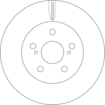 TRW Féktárcsa, mind DF6734_TRW