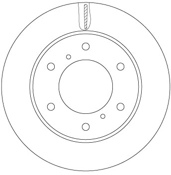 TRW Féktárcsa, mind DF6735_TRW